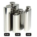 STAINLESS STEEL FLASK 5 OZ (140 ML)