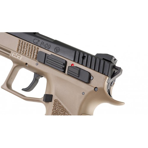 Strajkbolnyj Pistolet Kj Cz P 09 Co2 Blowback 14mm Barrel Tan Kjw