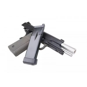 Страйкбольный пистолет KJW HI-CAPA KP-05 (CO2) GBB, металл, оливковая рукоять