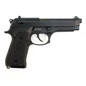 Страйкбольный пистолет WE BERETTA M92F, CO2, черный, металл, WE-M001-CO2