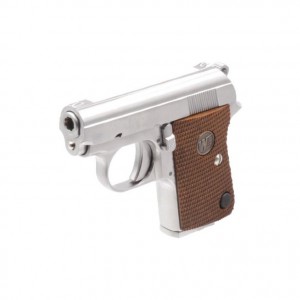 Страйкбольный пистолет WE COLT .25 Silver метал, Blow Back WE-CT001-SV