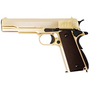 Страйкбольный пистолет WE COLT M1911А1, металл, золоченый, WE-E007A