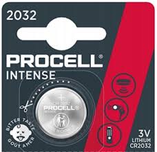 БАТАРЕЙКА DURACELL PROCELL LITHIUM CR2032 - (1ШТ)