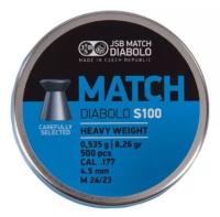 Пульки JSB Blue Match S 100 к.4,50мм, 500шт./уп. арт.: JSBBM0535