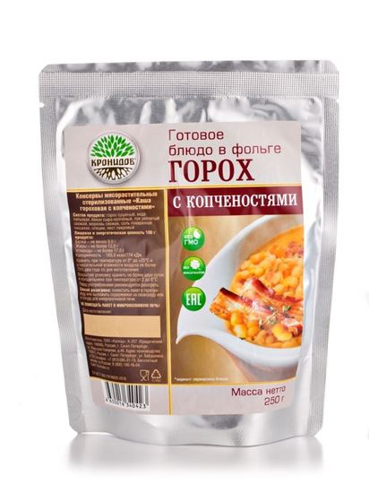 Консервы мясорастительные стерилизованные "Каша гороховая