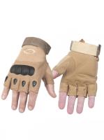 Перчатки тактические беспалые Oakley (реплика) койот