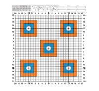 Мишень Выверка-5, 40х40см, 100 г/м арт.: QM-V5