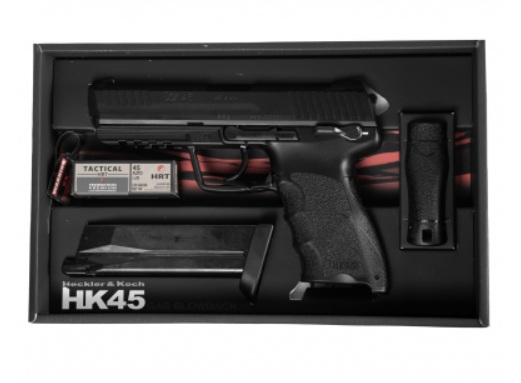 Страйкбольный пистолет (Tokyo Marui) HK45 GBB (Black) 142603