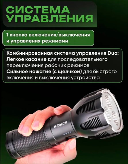 Фонарь Nextorch SAINT TORCH 30V2.0 поисковый