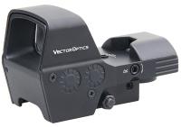 Коллиматор Vector Optics Omega 1x23х33, 4 марки, красная/зелёная арт.: SCRD-48