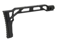 5KU SS-8R Skeleton stock with 1913 mount - Black 5KU-327
