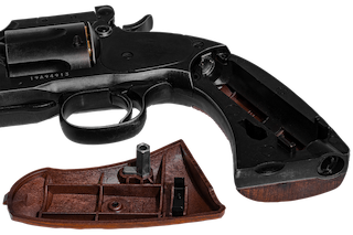 Schofield 6" Aging BK & Wooden Grip