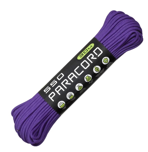 Паракорд 550 CORD nylon 30м RUS (purple)