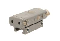 PEQ 10 replica with flashlight and laser sight - tan (FMA)