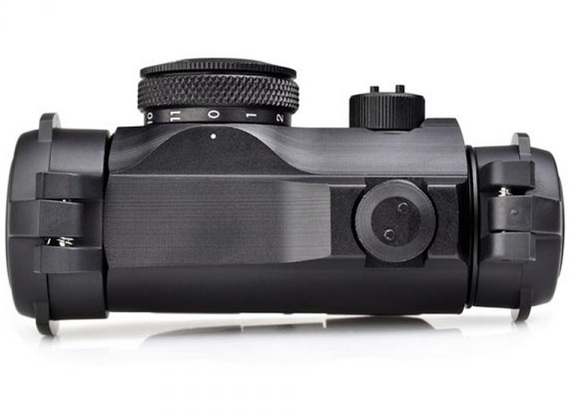 AIM-O T2 Red Dot w/ QD & Low Mount - BK (AO-5078-BK)