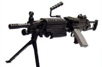 Страйкбольный пулемет (A&K) M249 Para Black металл