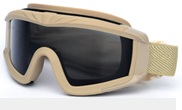 Очки защитные Tactical JY026 3 сменные линзы [STRIKE GEAR]