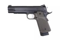 Страйкбольный пистолет KJW HI-CAPA KP-05 (CO2) GBB, металл, оливковая рукоять