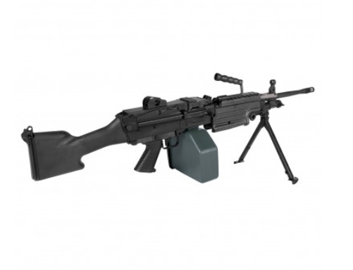 Страйкбольный пулемет (A&K) M249 MK II (Пластик ABS) Black 249-MK2(P)
