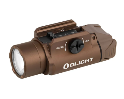 Пистолетный фонарь Olight PL-3R Valkyrie Desert Tan, Li-po 900 mAh, Cree XH-P 35B HI, 205 метров, 1500 люмен