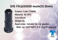 НОЗЗЛ aluminum FAL&SIG550 22.35mm SHS TZ0088