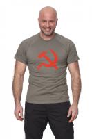 Футболка 7.62 "USSR" (СССР) (хлопок, олива) [NOVATEX]