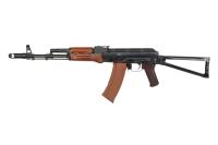 Страйкбольный автомат E&L ELAKS74N AEG Essential Steel and real wood - EL-A105S