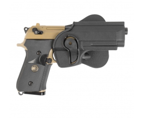 Кобура пластиковая IMI M92 (Black) [A.C.M.]