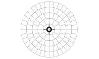 Мишень для пристрелки дробовых ружей 100-дольная арт.: 100д