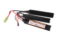 Аккумулятор Li-po 1100H20C mAh 11.1V трехлепестко