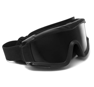 Очки защитные Tactical JY026 3 сменные линзы Black [STRIKE GEAR]