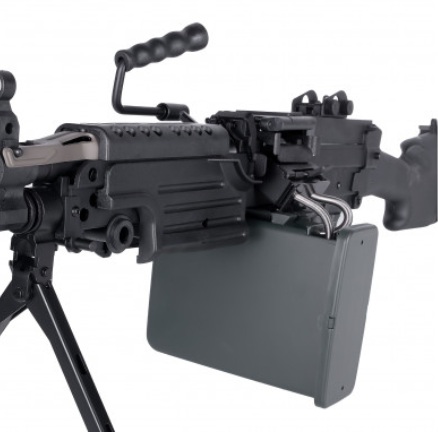 Страйкбольный пулемет (A&K) M249 MK II (Пластик ABS) Black 249-MK2(P)