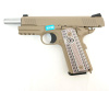Страйкбольный пистолет WE Colt M45A1 Tan, металл, GBB WE-E015-TAN