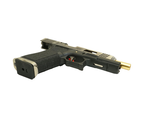 Страйкбольный пистолет WE Glock-34 G-Force, черная рамка