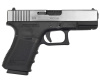 Страйкбольный пистолет WE Glock 19 Gen. 3 GBB, металл, хромированный WE-G003A-SV