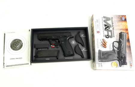 Страйкбольный пистолет TOKYO MARUI SMITH&WESSON M&P 9 GBB, пластик, черный