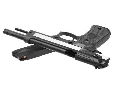 Страйкбольный пистолет WE Beretta M92F CO2