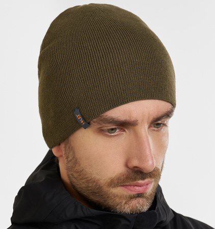 Шапка H.U.T. Dude двусторонняя, хаки/мандарин, арт.H1800113-4060 [H.U.T.]