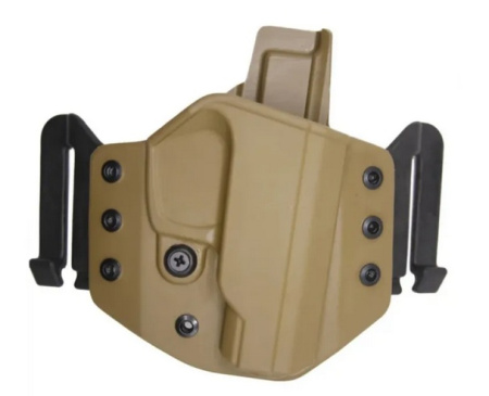 Кобура для пистолета ПМ и ПММ поясная тактическая "CRAB" BK, OD, CB [STRIKE GEAR]