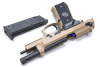 Страйкбольный пистолет KJW M9 A1 GBB, GAS, TAN, металл, рельса