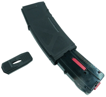 Магазин механический ARCTURUS AR MOD1 M4/M16 200 Rds Mid-Cap Windowed EMM Magazine BLK MAG-M1AE-BK 