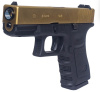 Страйкбольный пистолет WE GLOCK-19 gen3, металл слайд, Titanium Version арт.: WE-G003A-TG