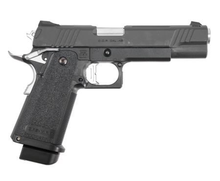 Страйкбольный пистолет TOKYO MARUI COLT 1911 Hi-Capa 5.1 D.O.R, GBB, пластик, черный, 142924