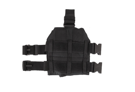 Leg panel with universal holster - black