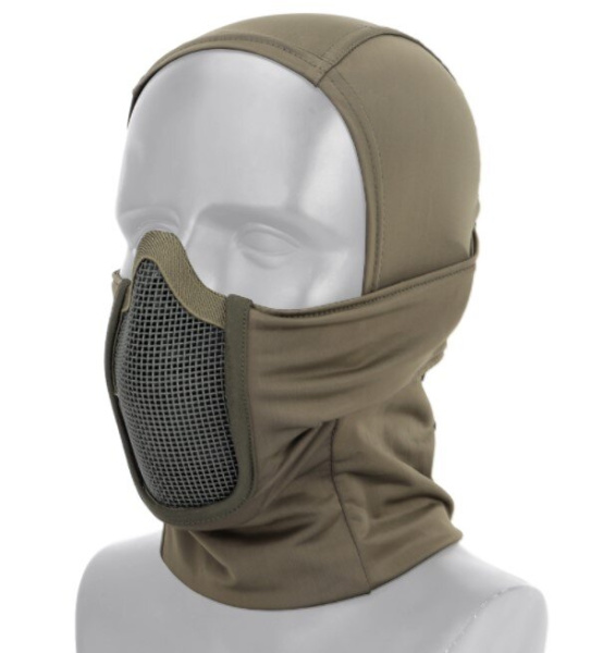 Балаклава с защитной сеткой Shadow Fighter BK, OD, TAN [STRIKE GEAR]