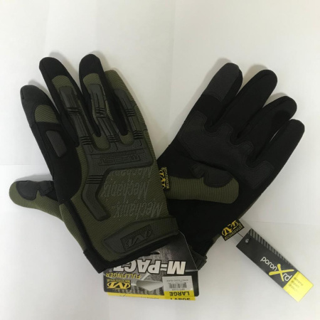 Перчатки тактические Mechanix M-Pact (реплика) олива