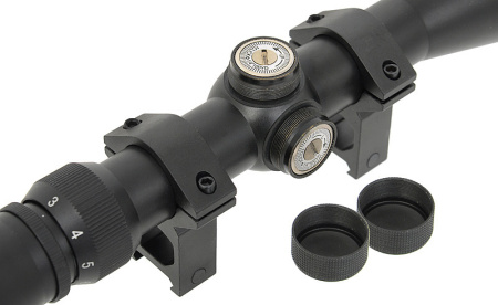 ACM Scope 3-9x50 with high mount rings