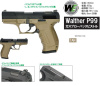 Модель пистолета WE WALTHER P99 GBB, металл, WE-PX001-TAN