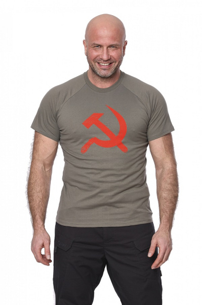 Футболка 7.62 "USSR" (СССР) (хлопок, олива) [NOVATEX]