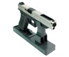 Страйкбольный пистолет WE Glock-34 Gen.4 Silver, сменные накладки WE-G008B-SV